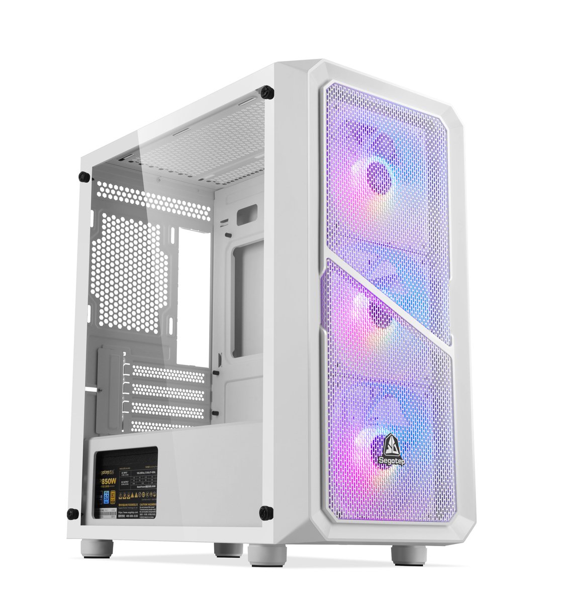 HSegotep's tweet image. A perfect fit for your desk!
Segotep Cyber S1, supporting 240 water cooler top-mounted and full mesh front panel, small size case with big gaming capability.

#Segotep #Gamingcase #Desktoppc #MATX #meshpanel
