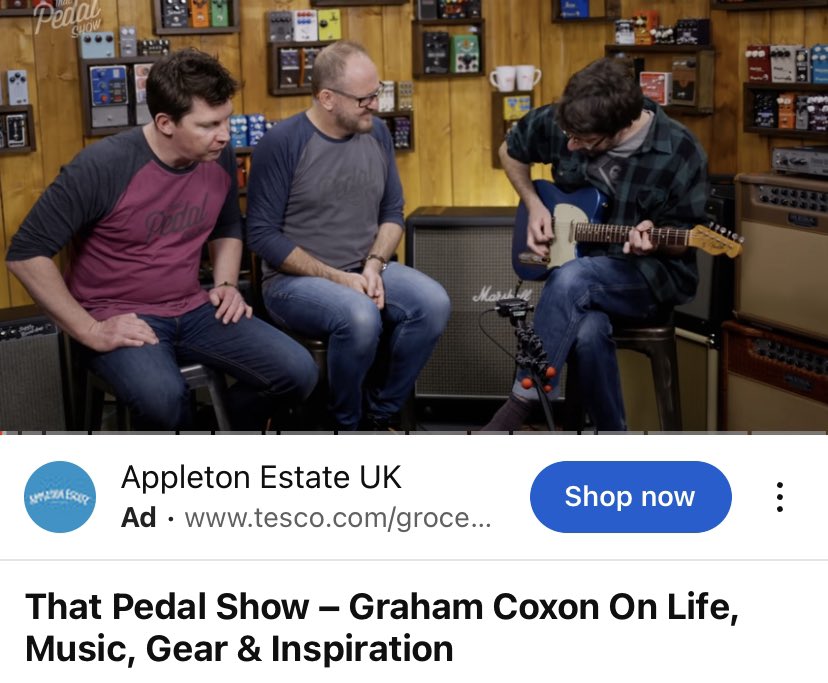 With Blur being in the news at the moment, can I highly recommend this episode of @thatpedalshow you’ll learn more about the Blur sound and the frankly brilliant @grahamcoxon in particular, than you would imagine.