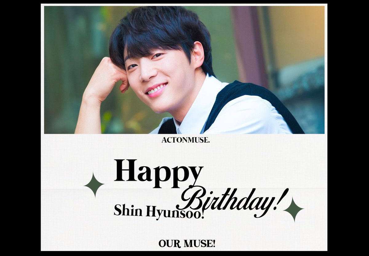Feel special in our special day, surrounded by everyone who loves you and feel so enchanted for having all of them. Happy birthday, <a href="/shnhyunsoo/">현수</a>! Wish you all the best and hope all of your dream come true this year. Let's made our muse proud and you should proud to yourself too!