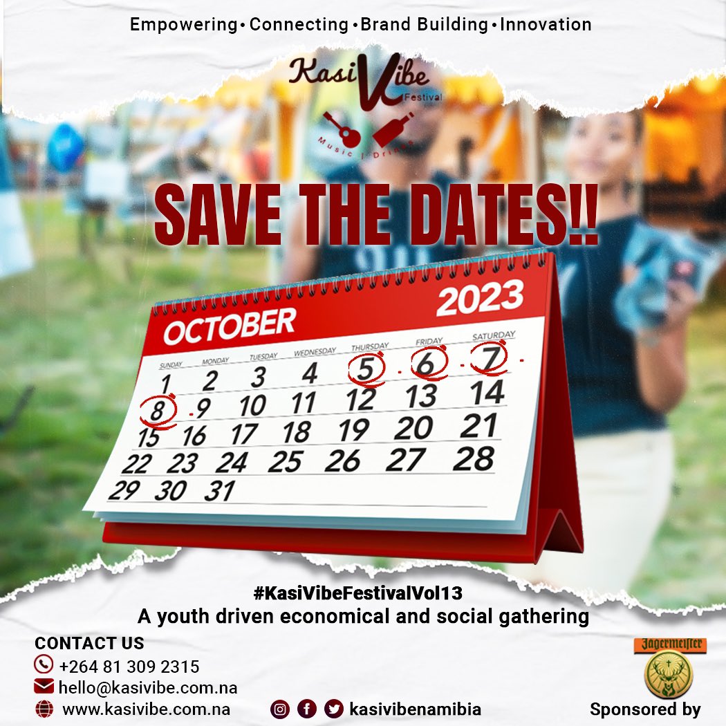SAVE THE DATES