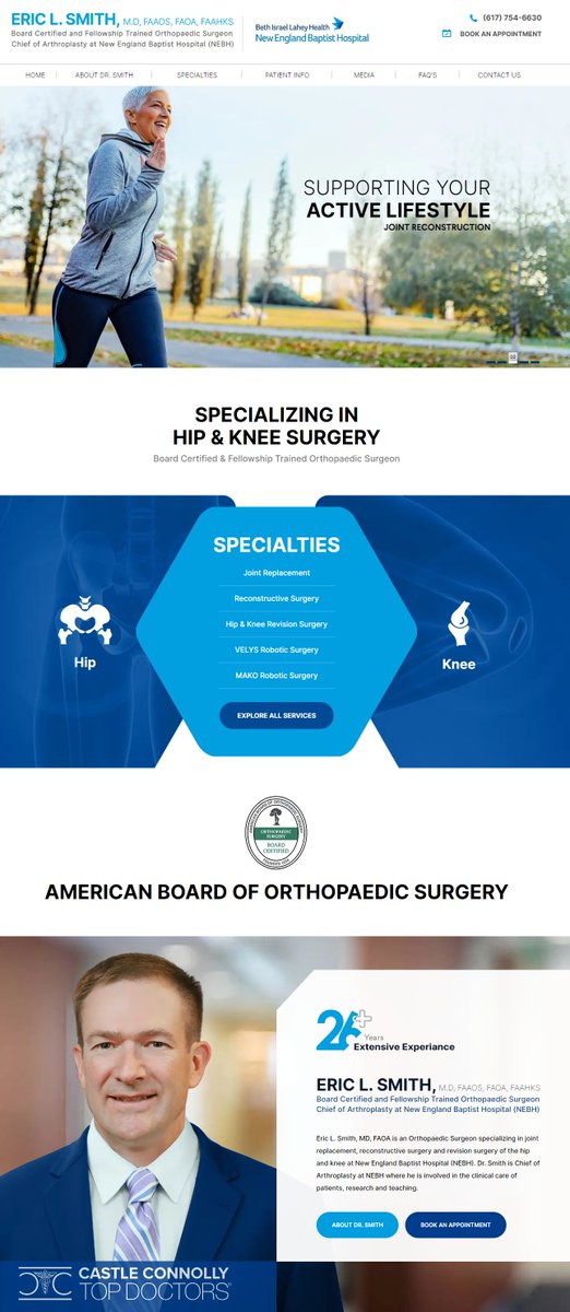 Hey! Have a look at my newly launched website - ericsmithmd.com