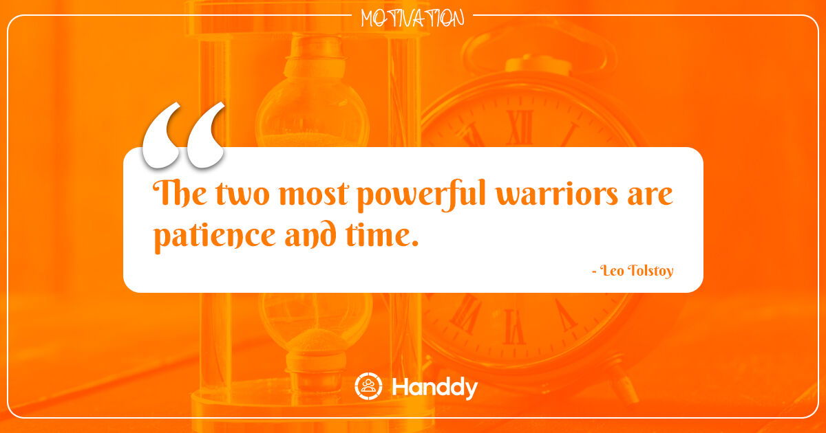 Unleash the warrior within you! Embrace patience and harness the unstoppable force of time. You can conquer any challenge, achieve greatness, and unlock the extraordinary possibilities that lie ahead. Visit : bit.ly/3IsqBSk #AchieveGreatness #Inspiration #PositiveVibes