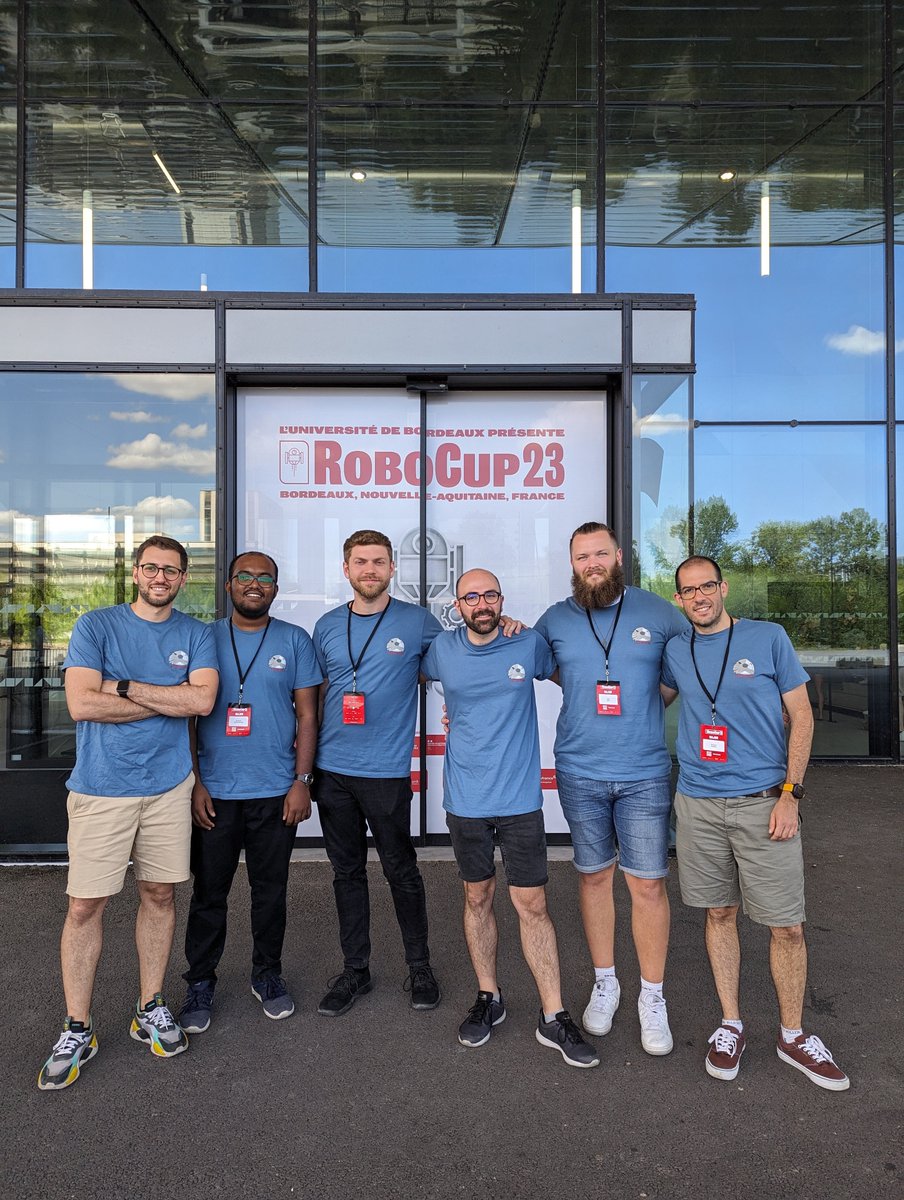Super proud of a successful RoboCup for our LCASTOR team! #RoboCup2023 

We have learned a lot from this experience, made new friends and connections, and are looking forward to improving our robotics solutions for the next year! <a href="/LCAS_UoL/">L-CAS</a>  <a href="/UoLScience/">College of Science, University of Lincoln, UK</a>