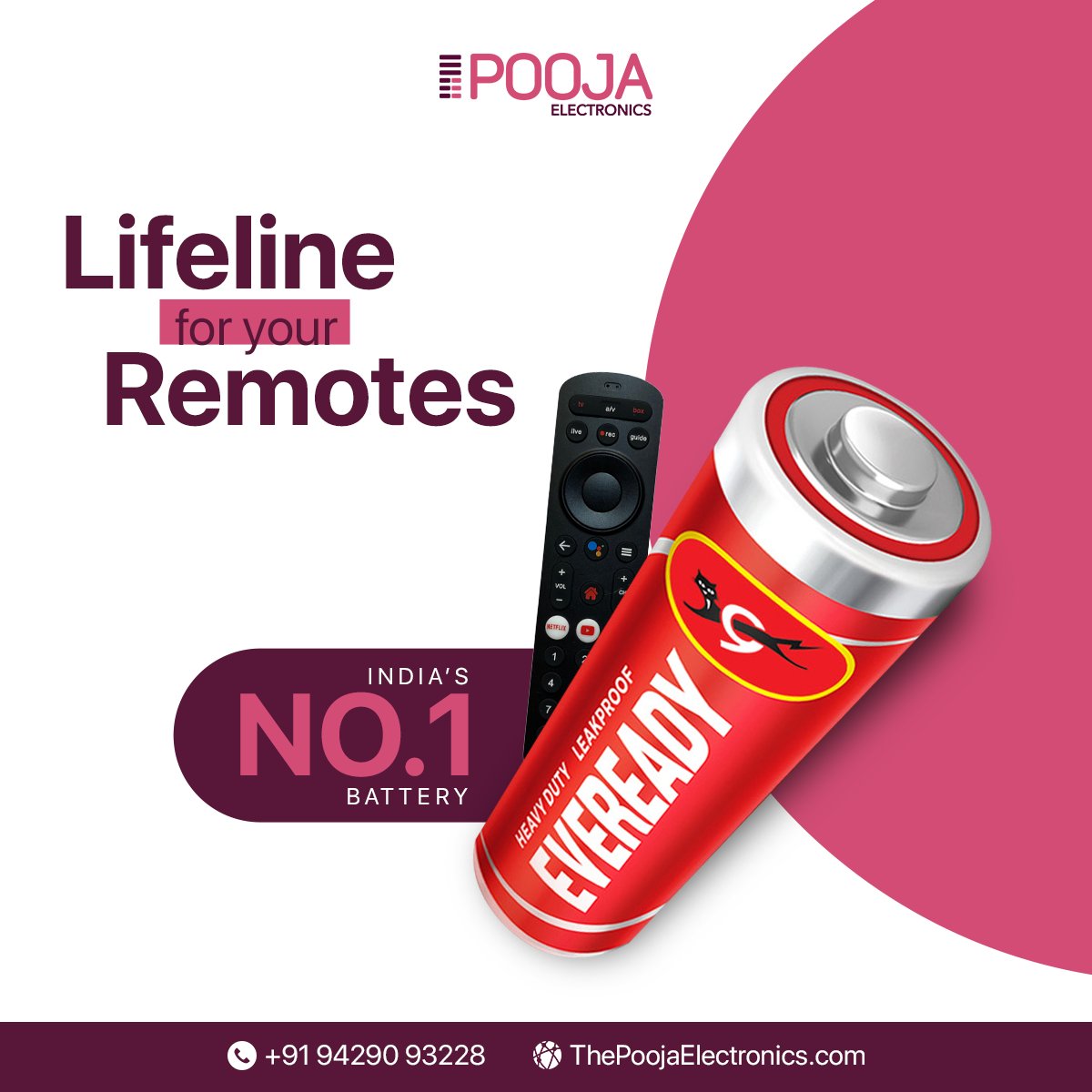 PoojaElectroni3's tweet image. Simplify your TV viewing experience with our user-friendly remote.
.
#poojaelectronics #mobileaccessories #tvremotecontrol #tvremote #checklist #mastery #keyboardandmouse #mobileaccessoriesindia #gadgets #TVremote #bingewatching #homeentertainment #lifeline #lazyday #keyboard