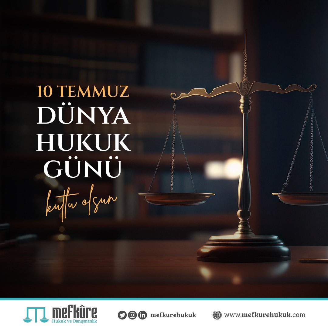 #DünyaHukukGünü kutlu olsun.