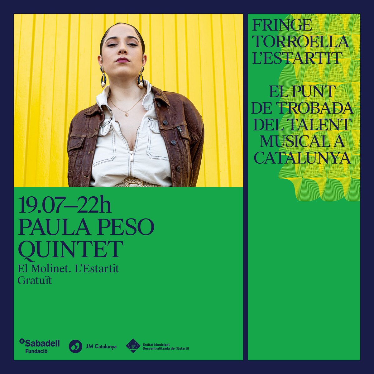 FringeTorroella's tweet photo. 🌻 La cantant @PaulaPeso aterra al #FringeTorroellaEstartit per presentar el seu primer treball #TeachYouRight, un disc fresc i ple d'energia que beu del funk, el soul i la música urbana 🎶
📆 Dimecres 19 de juliol, 22h
📍 La punta del Molinet, l'Estartit
🎟️ Entrada gratuïta https://t.co/0auc35mT90