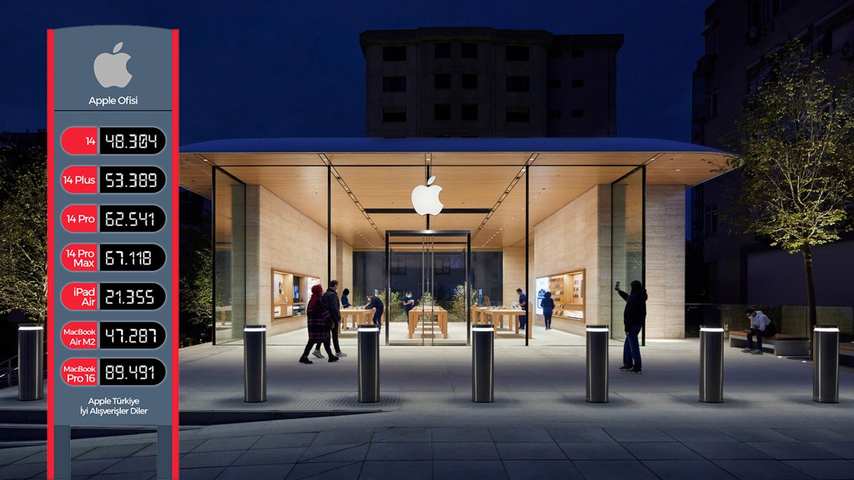 #Apple fiyatlarını yeniden güncellemiş. Bence artık benzin istasyonu konseptine doğru evrilebilir durum. #iPhone