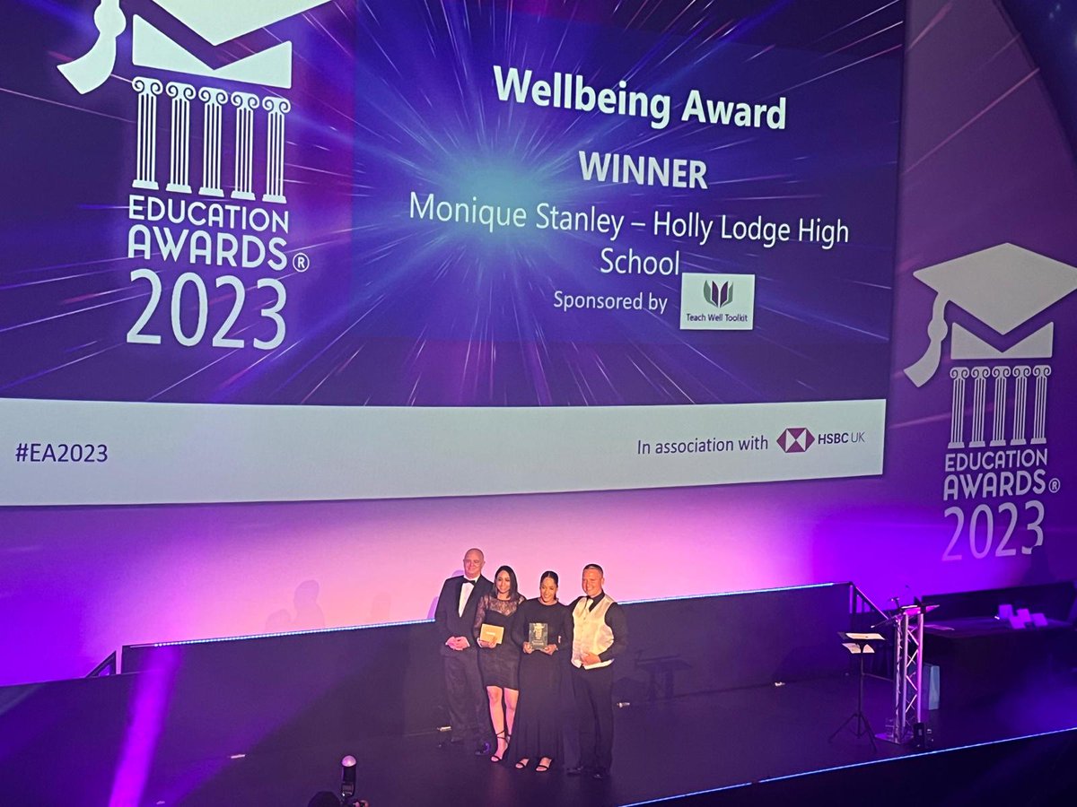 We would like to say a MASSIVE well done to Ms Stanley who won the wellbeing award at the #EducationAwards2023 last week. #Ambition 🫶🫶🫶#SoProud #Community