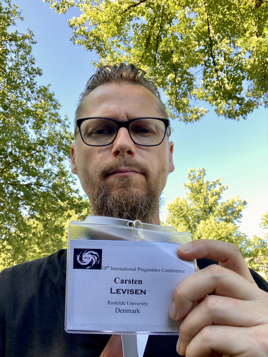 CarstenLevisen's tweet image. Hey, I made it to #ipra2023 🇧🇪 - and the sky is blue #pragmatics