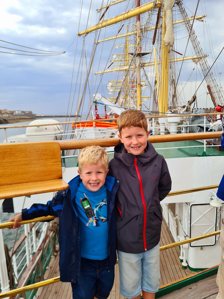 Had a great weekend visiting the Tall Ships in Hartlepool. The boys loved it #summerdays2023 ⛵️😁