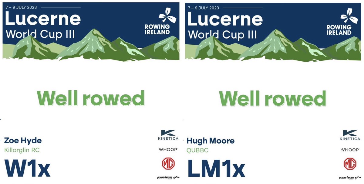 Solid set of results for the Irish crews at WC III & 3 medals to boot. Great momentum to the World Champs in September 👌

🇮🇪💪Well Rowed Ireland 💪🇮🇪

@RowingIreland @WorldRowing #WorldRowingCup #WRCLucerne