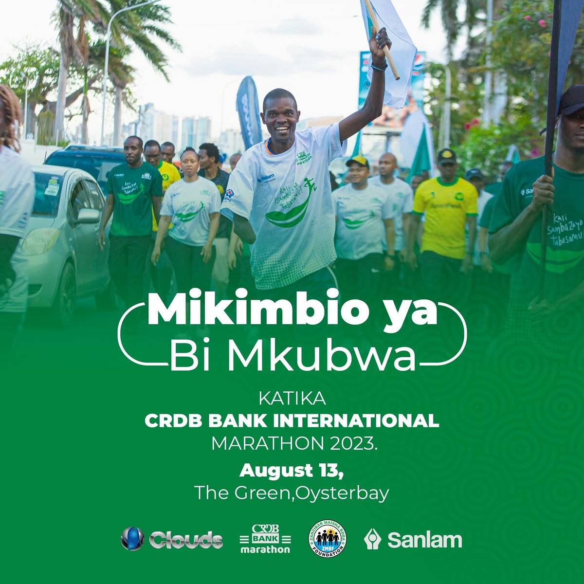 wacloudsania's tweet photo. Siku zinazidi kukatika, itumie vizuri wiki hii kwa kusababisha kujisajili kwenye #MikimbioYaBimkubwa itakayofanyika Agosti 13, katika viwanja vya #GreenGrounds #OysterBay DSM.

Naaaam jisajili sasa kwa shilingi 45,000 tu kuungana na maelfu ya washiriki kutoka kote duniani https://t.co/FjNHvIGJ4A