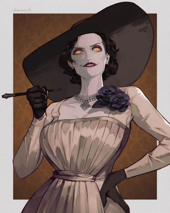 Fan art | Resident Evil Village - Lady Dimitrescu   