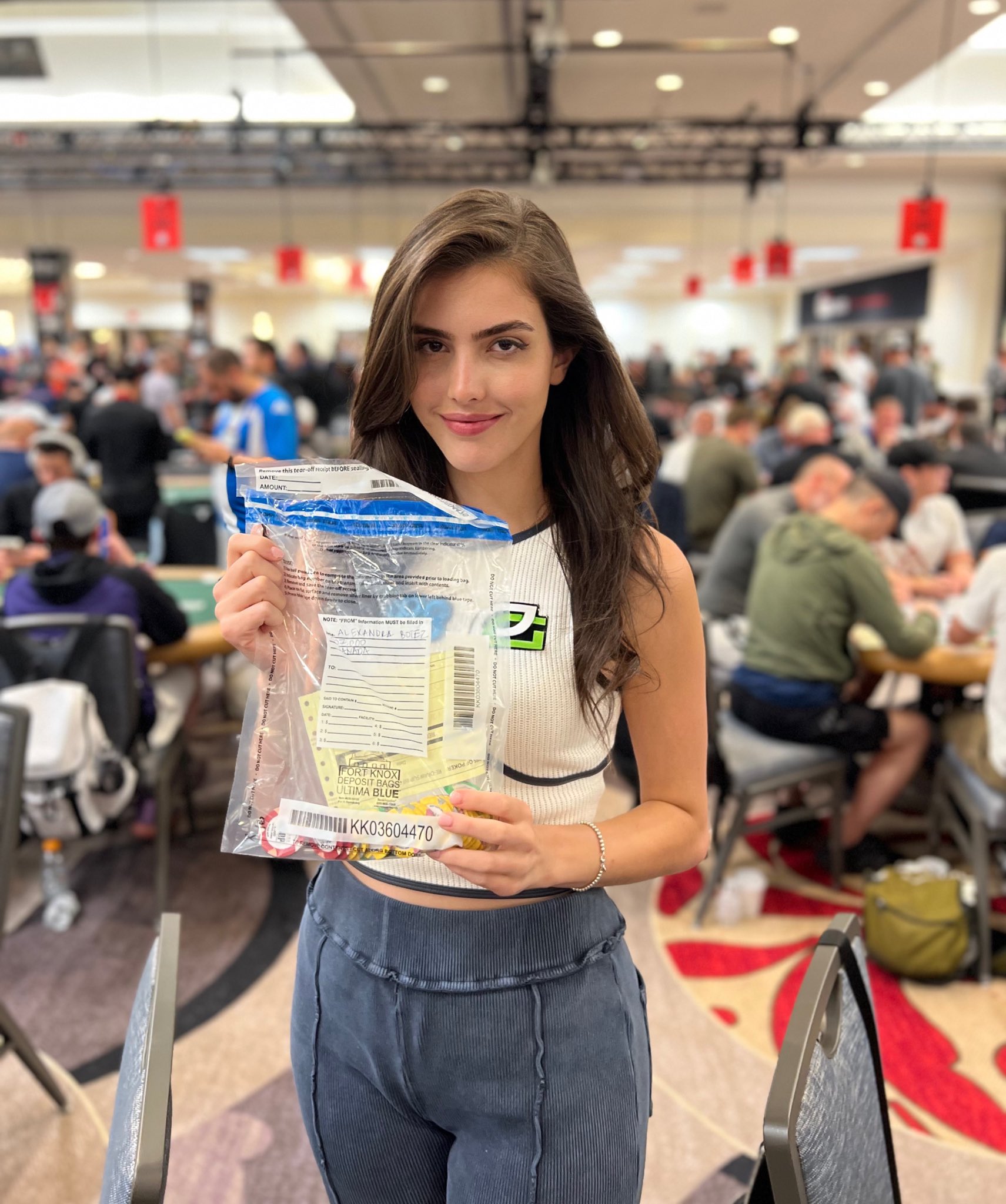 Alexandra Botez Dons 888poker Patch, Goes Deep in Main Event
