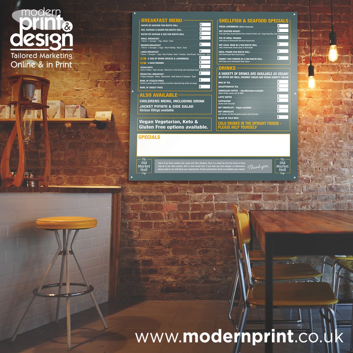 ModernPrintNews's tweet photo. Do you need to make a statement with a custom dry wipe board sign? One where you can add and then wipe the prices off? Look no further than Modern Print & Design in Pembrokeshire. Call today on 01646 682676 or visit https://t.co/Ypc7O3EupV #signprinting #Pembrokeshire https://t.co/n6SSejhKqf