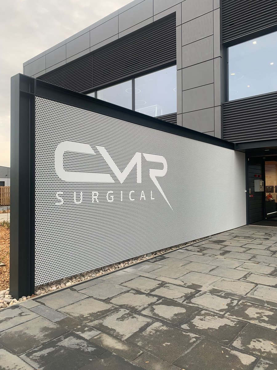 Replicating a brand across interior and exterior graphics and #signage 🤩

A snapshot of the building #graphics we have created for CMR Surgical. 

⭐️ Communal area graphics
⭐️ Eyecatching reception with an illuminated #sign
⭐️ Wayfinding graphics
⭐️ External graphics