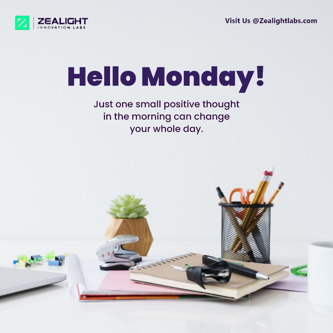 It’s a new week
Let’s make it productive 
#explore #zealightlabs #explorepage