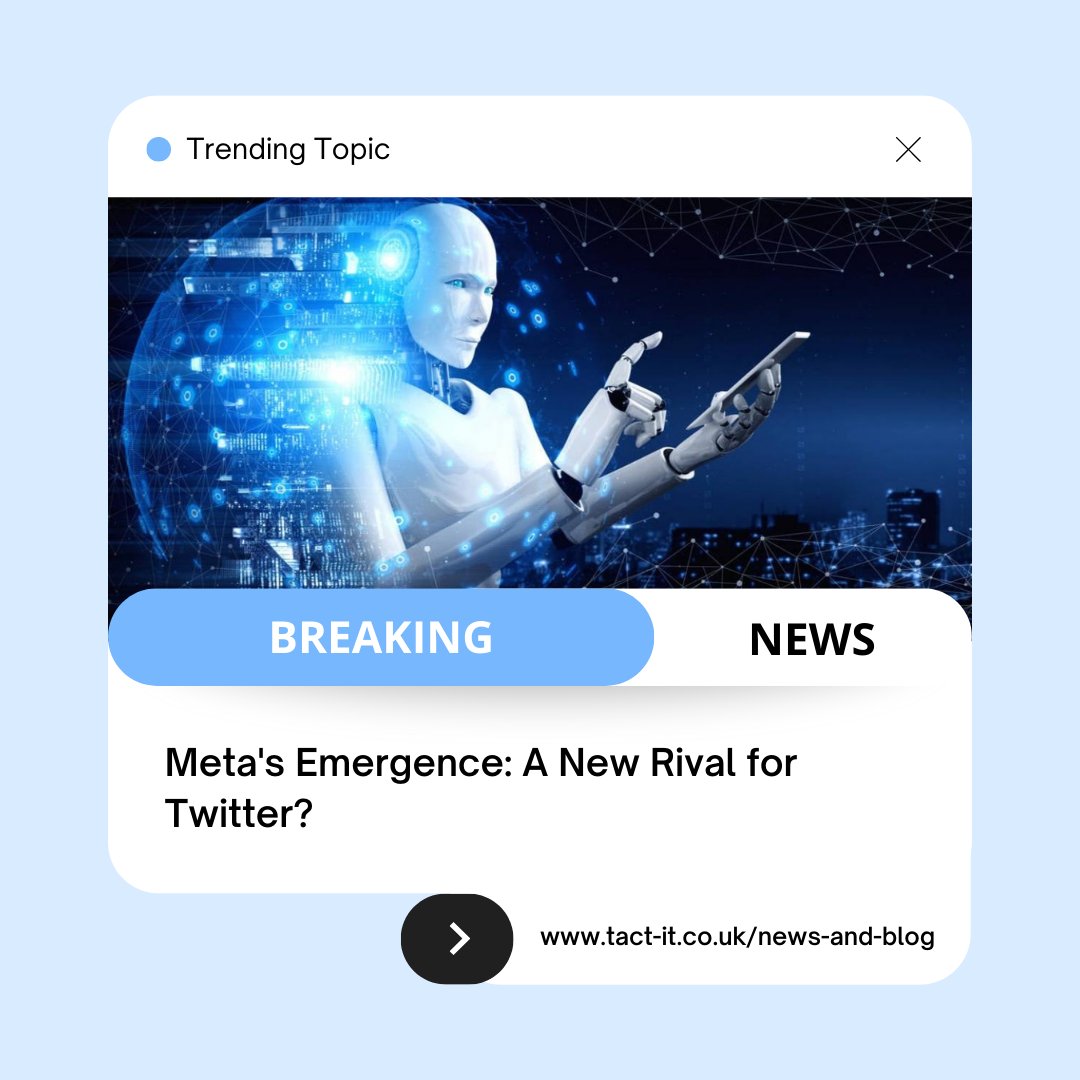 tact_it's tweet image. Have you heard the latest announcement in the social media? 👀

Make sure to check out our blog post and let us know your thoughts below 💭👇🏻

#Blog #MakingTheConnection #ITRecruitment #DigitalRecruitment #TechForGood #devlaunchpad