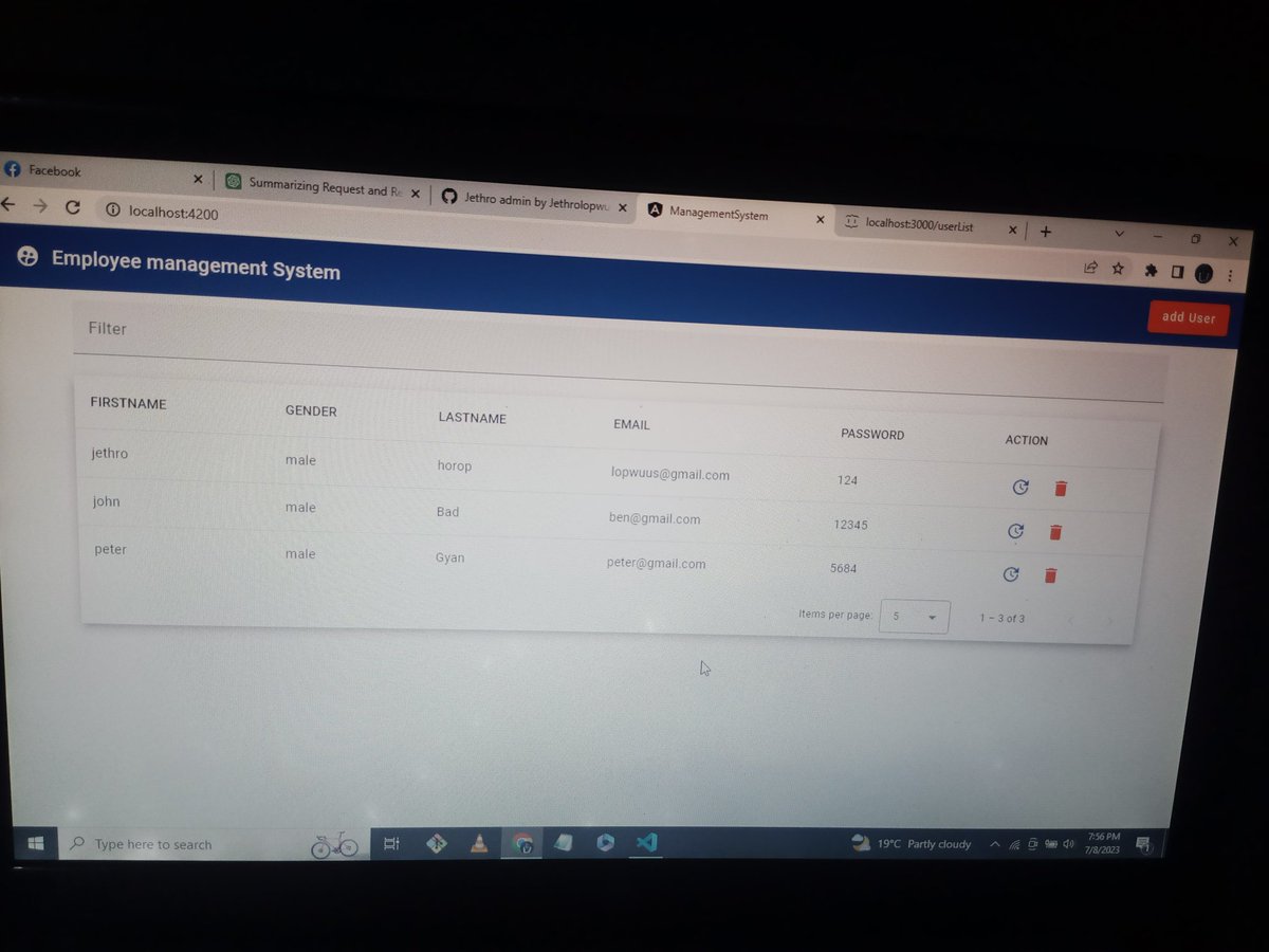 Jethrosmitt's tweet image. Build an employee management system using angular J&apos;s within a week...
This for me is an awesome experience of learning a new language within a short period of time.
I trust the process and the learning phase.
@LongsTheGuy 
@philemonfaith 
@sem_sem__ 
@Blue_House_Tech
