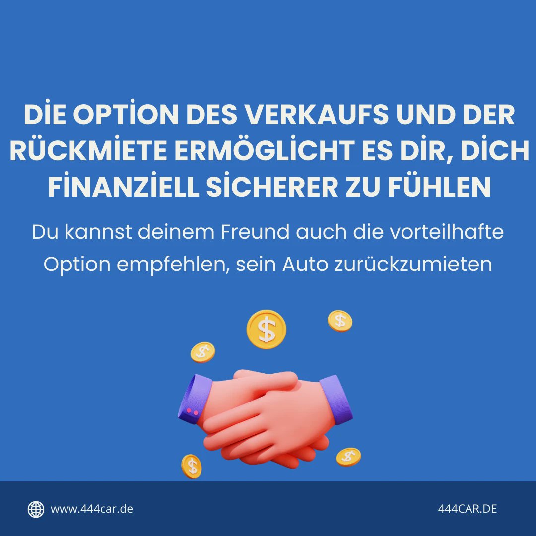 Die Leasingzahlungen könnten im Vergleich zu den Kosten des Autobesitzes niedriger sein
#444CAR #sellandleaseback #car #rent #sale #leaseback #carsale