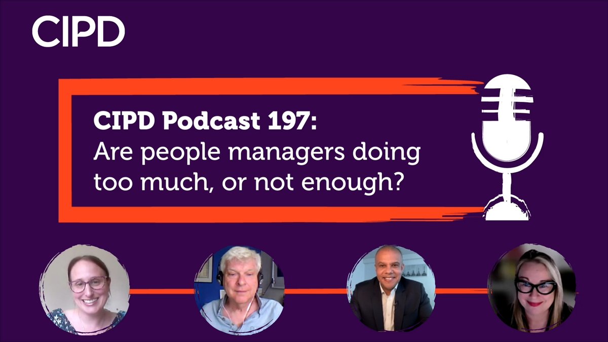 CIPD's tweet photo. Listen back to the latest episode of the CIPD Podcast: Episode 197 🎙️

Are people managers doing too much, or not enough? With our special guests:

@nigel_cassidy 🌍
@DrZofia 🚀
@engage101 🏆
@AJ_Arrowsmith 📊

Listen here: https://t.co/QmQ0cLGbTb

#CIPD #HR #Podcast #Subscribe https://t.co/TT68bmEV6P