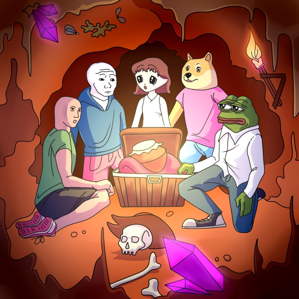 proofof_rekt's tweet image. GM (not) Oh no!!!! 😭 Have the guys been fooled again... Such is the fate of rekters. 😫
Never fall for a cat in the bag, even if someone promise you it&apos;s a tidbit! 
But fear not, it seems the crew has hatched a plan of their own... What do you think they&apos;re up to? 🤔…