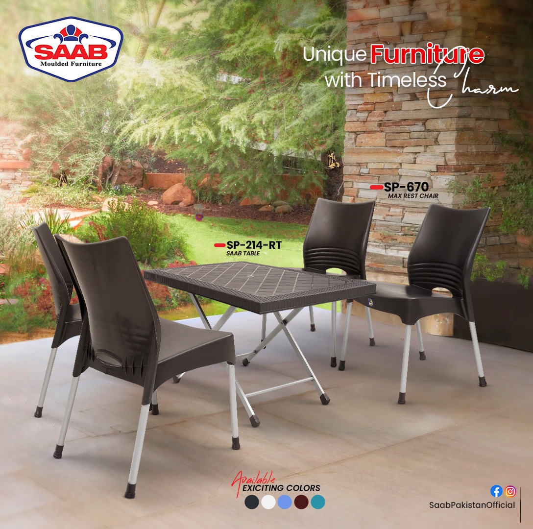 SAABPakistan's tweet image. Enjoy The Good Times
Make your outdoor time fun and relaxing with Saab. A right gateway to comfortable living.

0330-7474061
🌎 saabpakistan.com

#maxrestchair #tableset #staycomfortable  #ExquisiteFurniture #BespokeDesigns #ExtraordinaryInteriors #studentcomfort