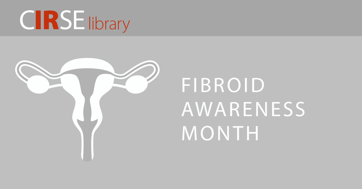 July is #FibroidAwarenessMonth. The #CIRSElibrary has made a selection of lectures on uterine fibroid #embolization available free of charge to showcase its role as a #minimallyinvasive alternative to hysterectomy or myomectomy. ➡️library.cirse.org