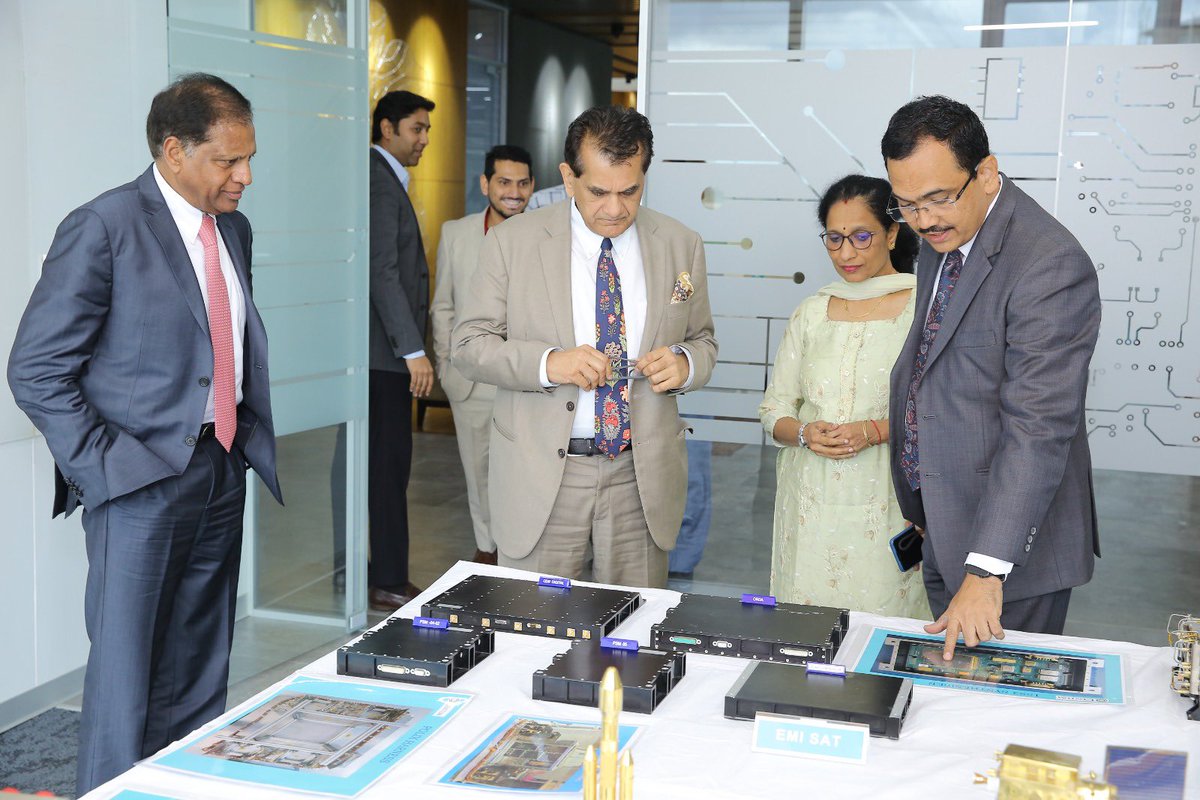amitabhk87's tweet photo. During my recent visit to Bengaluru I was delighted to visit Centum Electronics and see the pathbreaking design, manufacturing &amp; turn-key build specification services being undertaken in a range of cutting edge areas - space, defence , electronics &amp; medical devices.Phenomenal ! https://t.co/7RXVIj4zWT