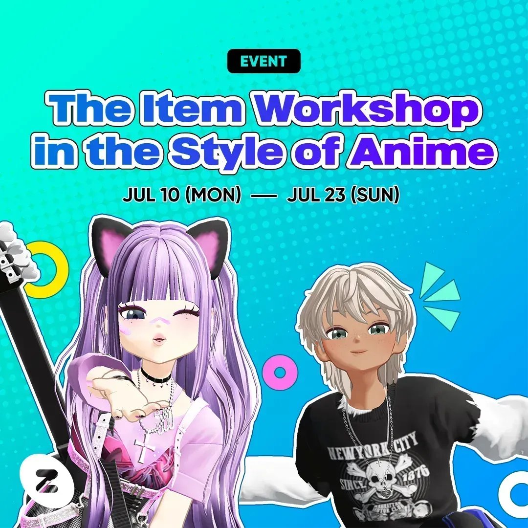 Zepeto on twitter anime style item workshop open create items