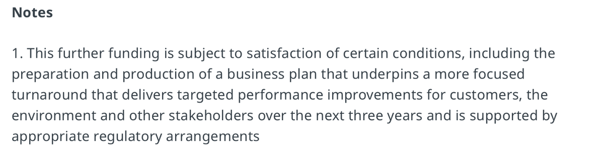 Thames Water's annual results, published today, are a real bag of laughs.

No mention of the pending bankruptcy, no mention that shareholders didn't provide the £1.5bn investment promised last year, only they'll provide £700m but only if @ofwat agrees customers should pay for it.