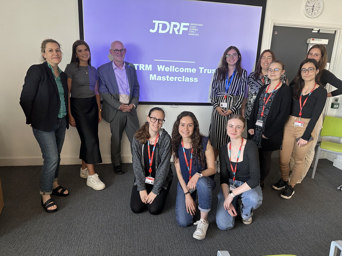 RegenMedPhD's tweet image. Many thanks to @jdrfuk for coming to @KingsCollegeLon to present a Master Class to the @RegenMedPhD PhD Programme - sharing with us what you do & what the world of research looks like from a patient-centric charity perspective. Amazing work and such a fun and helpful evening. 👏