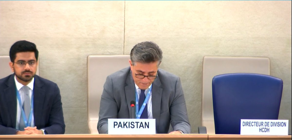 JusticeProject_'s tweet photo. 🇵🇰 HE @KhalilHashmi, Ambassador &amp; Permanent Representative of Pakistan to the @UNGeneva, appreciates the observations and recommendations made by 122 states, feedback from the UN member states, and #Pakistan's civil society organizations that followed the UPR proceedings. #UPRPak https://t.co/faQONm3qqC