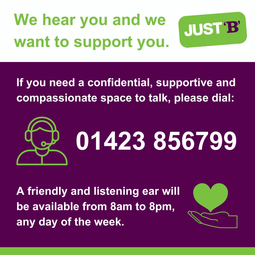 We’re working with JustB to provide independent support to those who feel sad and distressed about the Independent Review of @NSFTtweets mortality data. Details on how to access this support: improvinglivesnw.org.uk/just-b-support… or call 01423 856799, 8am-8pm, 7 days a week. @SNEE_ICS