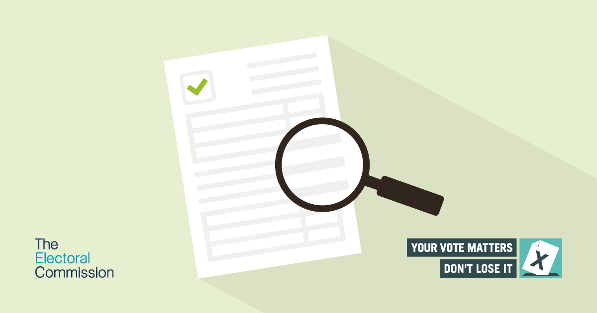 From 14 July we'll be contacting households to ensure our Electoral Register is up to date. This is called the #AnnualCanvass 

You will receive either an email or letter. Please take the time to read it and respond ✔️

Your vote matters: don't lose it! 🗳