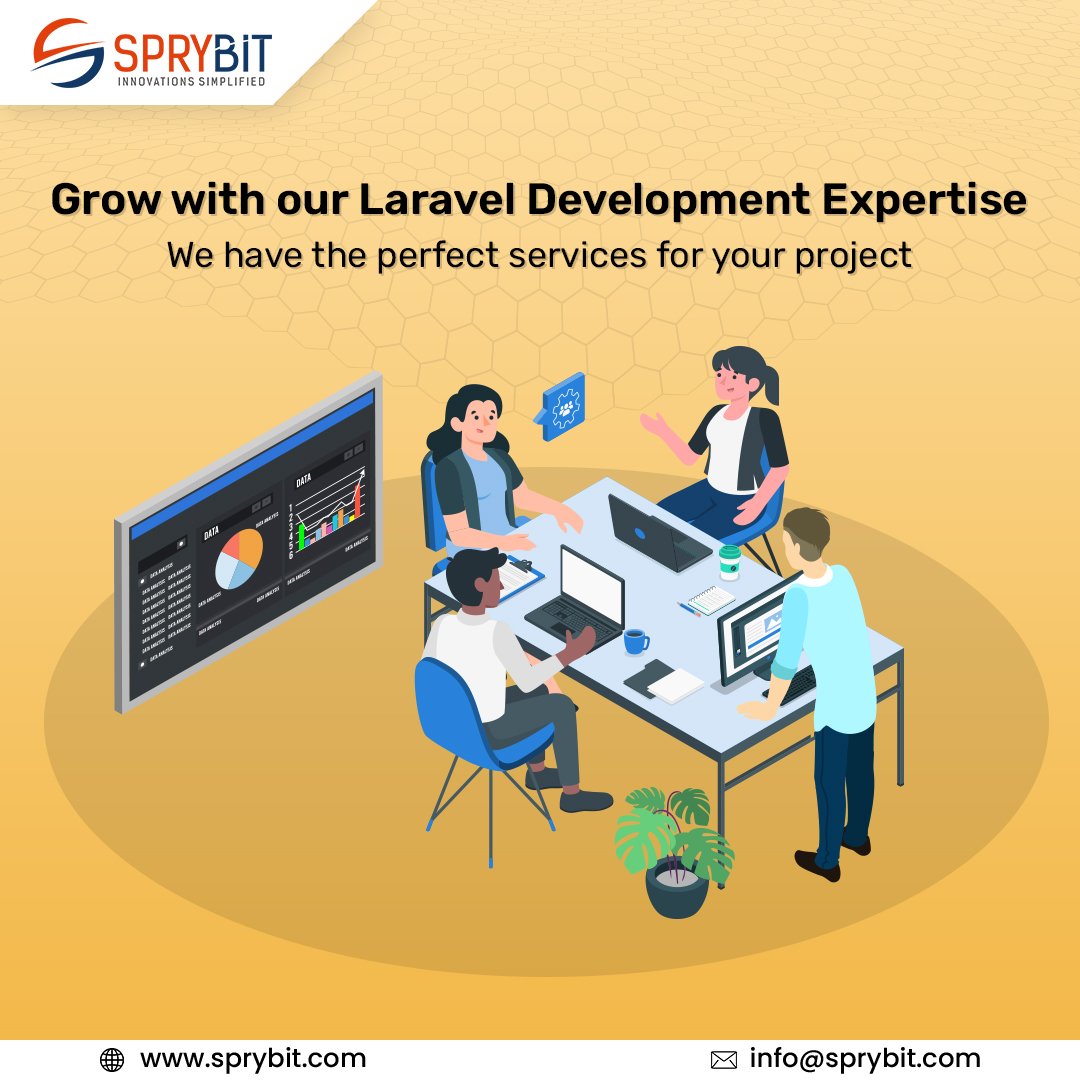 SpryBit's tweet image. Looking to elevate your web development projects? Look no further! #HireLaravelDevelopers from #SpryBit to meet your #LaravelDevelopment and designing requirements with dedicated support.
Visit: sprybit.com/hire-laravel-d…
#laravel #laraveldevelopment #laravelframework
