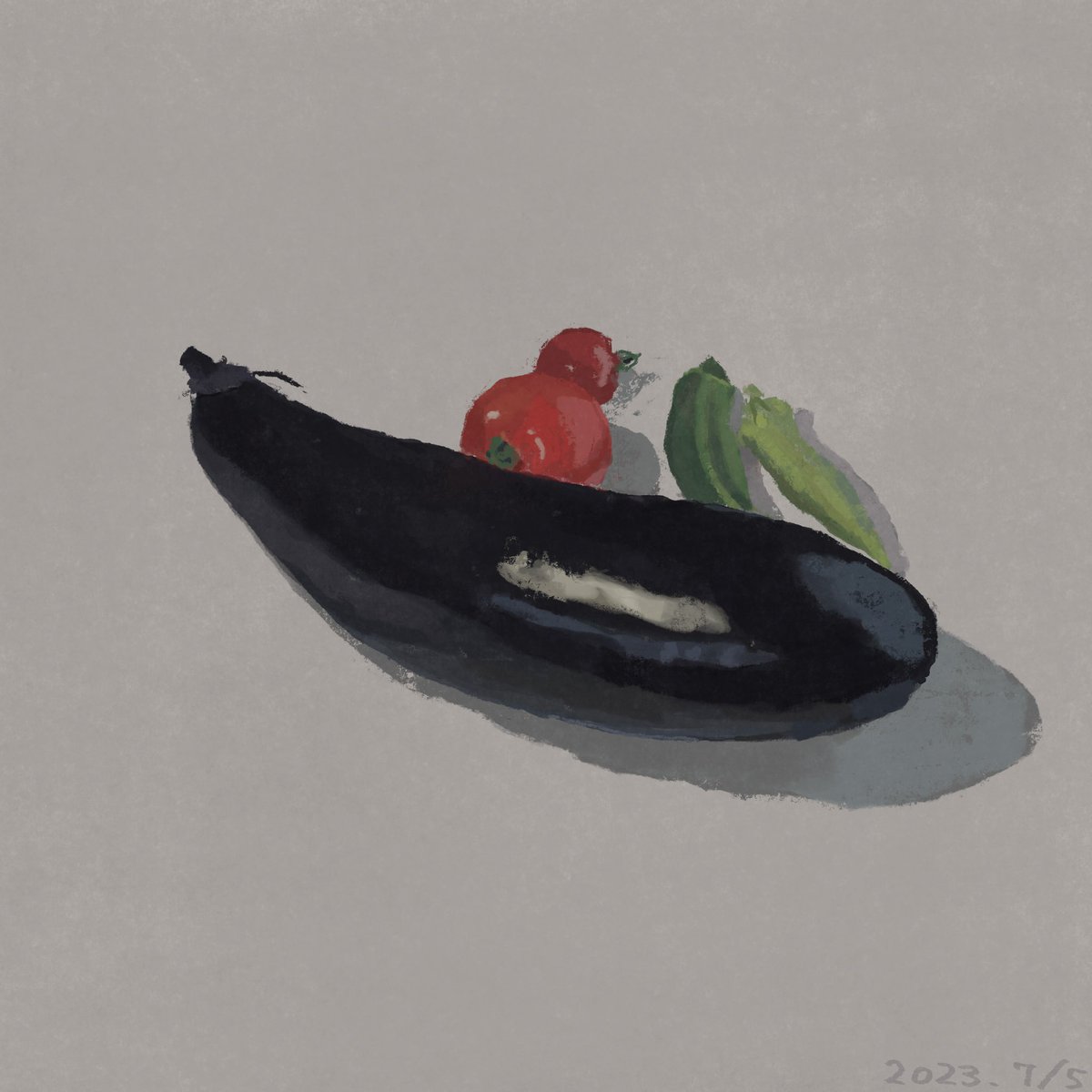 「野菜となぜか財布。 」|タカヒロのイラスト