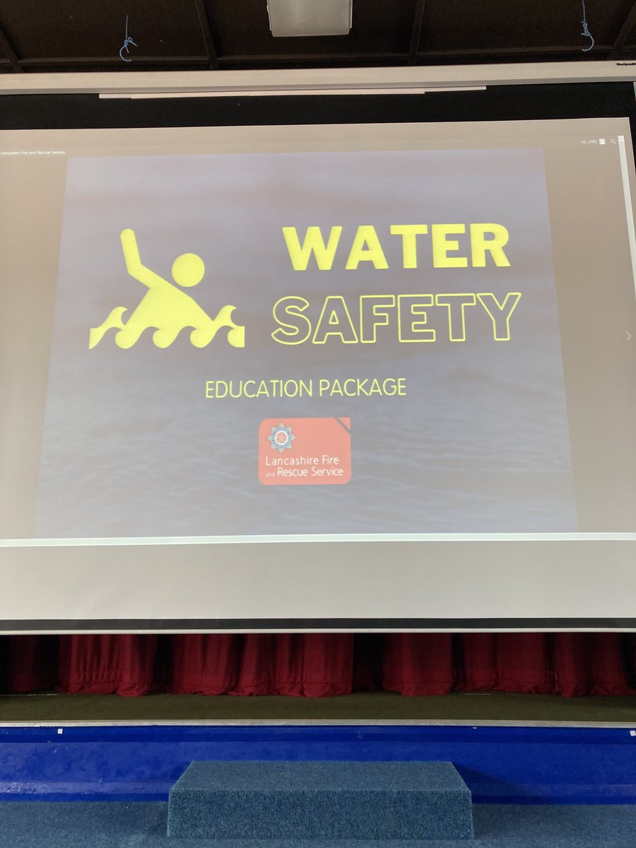 Delivering #WaterSafety @BrownedgeStMary this morning to Years 7, 8 and 9 #DrowningPrevention #WaterAware #FloatToLive