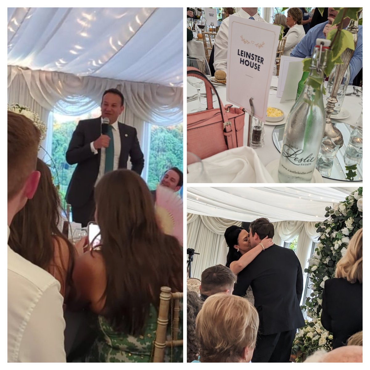 A stunning day had celebrating the new Mr &amp; Mrs <a href="/John_McGahon/">Senator John McGahon</a> in <a href="/Castle_Leslie/">Castle Leslie Estate</a> 💕

#NewlyWeds