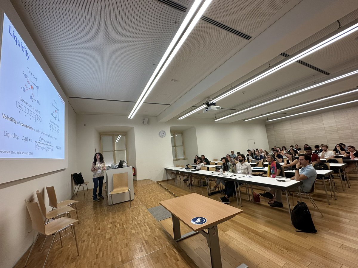 Great start of <a href="/netsci2023/">NetSci 2023</a> with the Network Neuroscience Satellite! Looking forward to several days of fantastic interdisciplinary research and social events, for any assistance you can ask us volunteers with the orange badge.