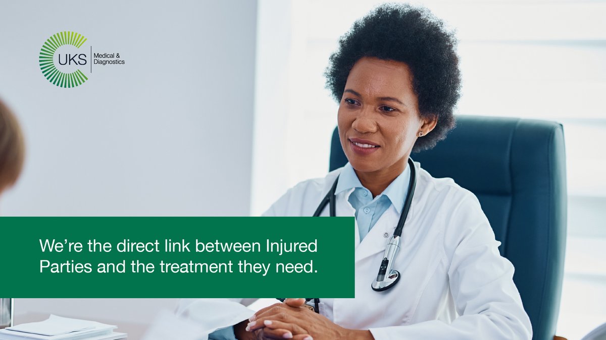 We’re the direct link between Injured Parties and the treatment they need. 
Come to us directly to reduce your costs, admin burden, and improve your customer care.

#UKS #MedicalAndDiagnostics #TreatmentProvider #MedicoLegal