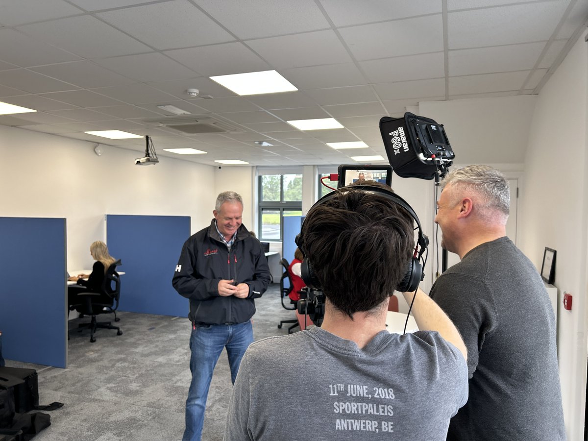 ACDALAllenwood's tweet photo. We were delighted to have @FrameItFilms join us last week to create some great video content of our Hub &amp; Office Units that are available at ACDAL. 📷
We are grateful to have clients like Martin from All Event Productions on hand to provide great testimonials.
#ACDAL #Community https://t.co/3DE4pJl6GG