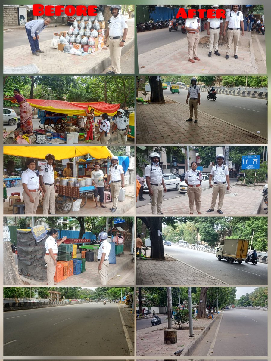 ಪಾದಚಾರಿ ಮಾರ್ಗ ಮರಳಿ ಪಡೆಯುವ ಅಭಿಯಾನದಲ್ಲಿ ಈ ದಿನ ಸರ್ಜಾಪುರ ರಸ್ತೆಯಲ್ಲಿ ವ್ಯಾಪಾರಿಗಳನ್ನು ತೆರವುಗೊಳಿಸಿರುತ್ತೆ. #ReclaimFootpath <a href="/DCPSouthTrBCP/">DCP SOUTH TRAFFIC</a> <a href="/CPBlr/">CP Bengaluru ಪೊಲೀಸ್ ಆಯುಕ್ತ ಬೆಂಗಳೂರು</a> @jntcptraffic