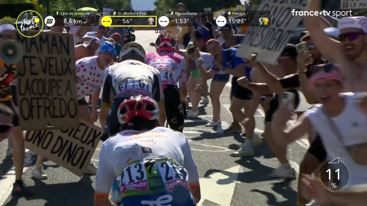 🪧 “MAMAN JE VEUX LA COUPE A OFFREDO”

#TDF2023