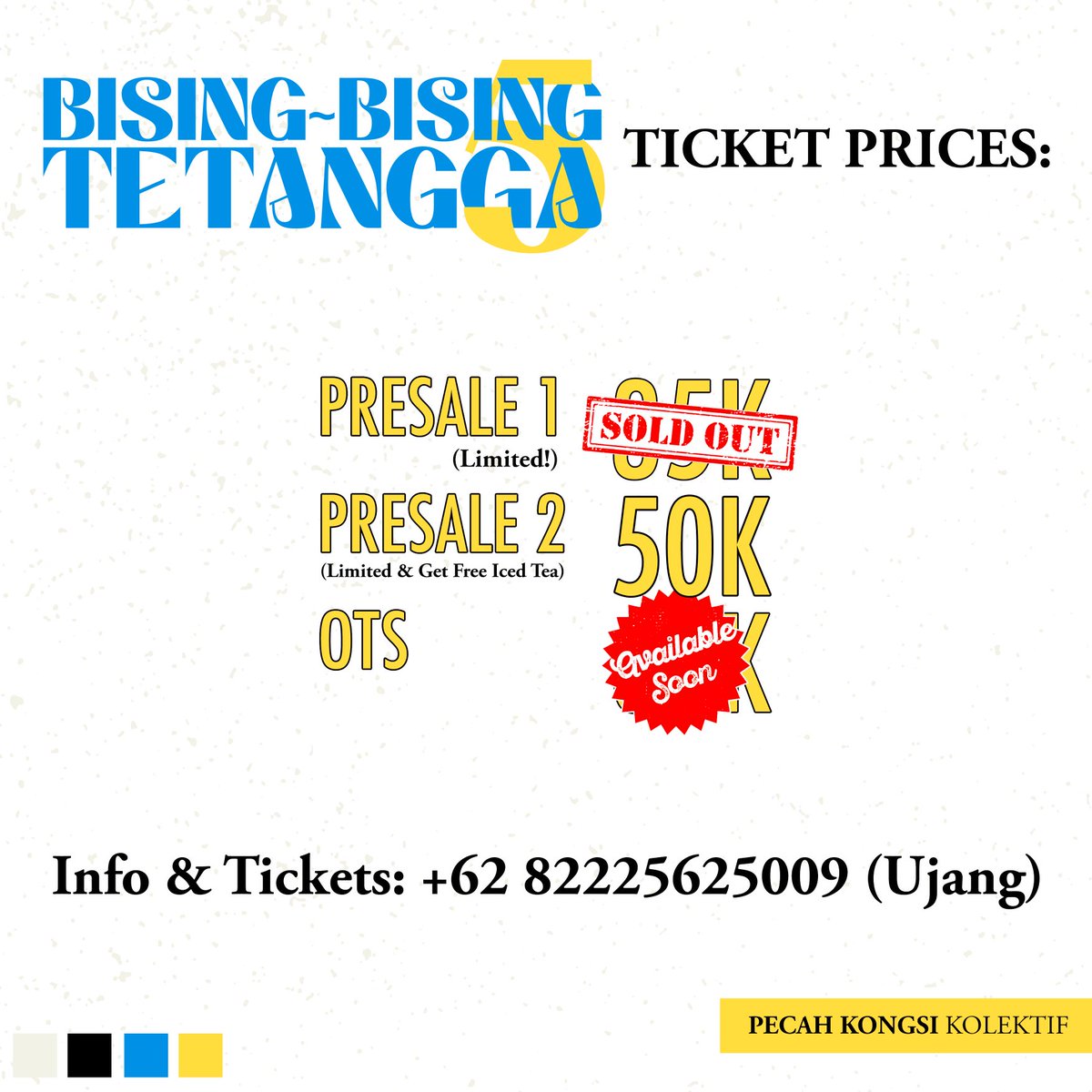 bakalan ke serang di akhir bulan ini, merayakan kebisingan di bising-bising tetangga vol 5 #fyi