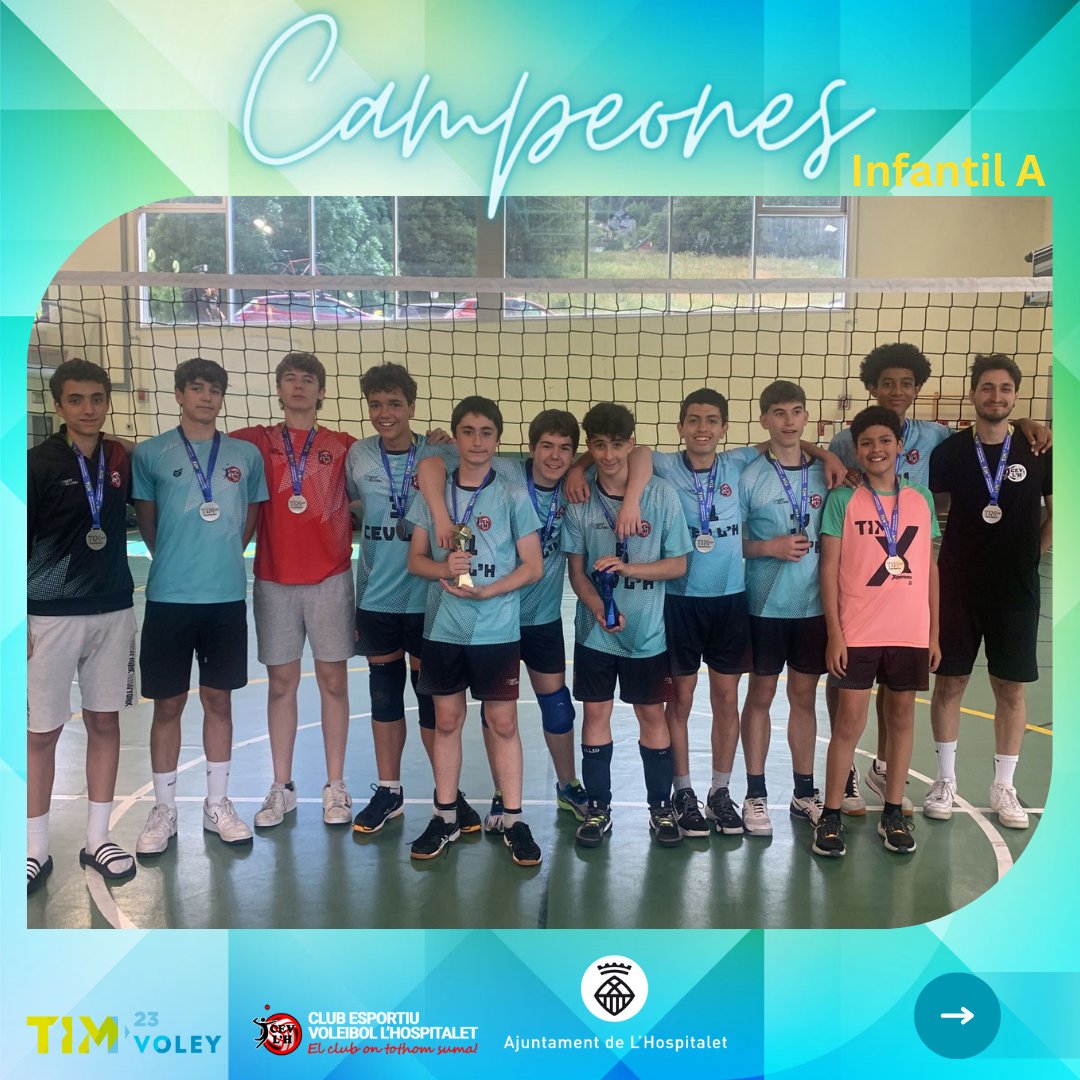 CE Voleibol l'Hospitalet (@cevlhospitalet) on Twitter photo El TIM Andorra 23 ha sido todo un éxito para nuestro club. Nos enorgullece haber participado 97 atletas, representando a diez equipos en total. Fue una experiencia emocionante y desafiante, pero nuestros esfuerzos dieron frutos.
<a href="/LHAjuntament/">Ajuntament de L'Hospitalet</a> @lhenjoc <a href="/ConsellLH/">Consell Esportiu de l'Hospitalet</a>
#tothomsuma El TIM Andorra 23 ha sido todo un éxito para nuestro club. Nos enorgullece haber participado 97 atletas, representando a diez equipos en total. Fue una experiencia emocionante y desafiante, pero nuestros esfuerzos dieron frutos.
<a href="/LHAjuntament/">Ajuntament de L'Hospitalet</a> @lhenjoc <a href="/ConsellLH/">Consell Esportiu de l'Hospitalet</a>
#tothomsuma