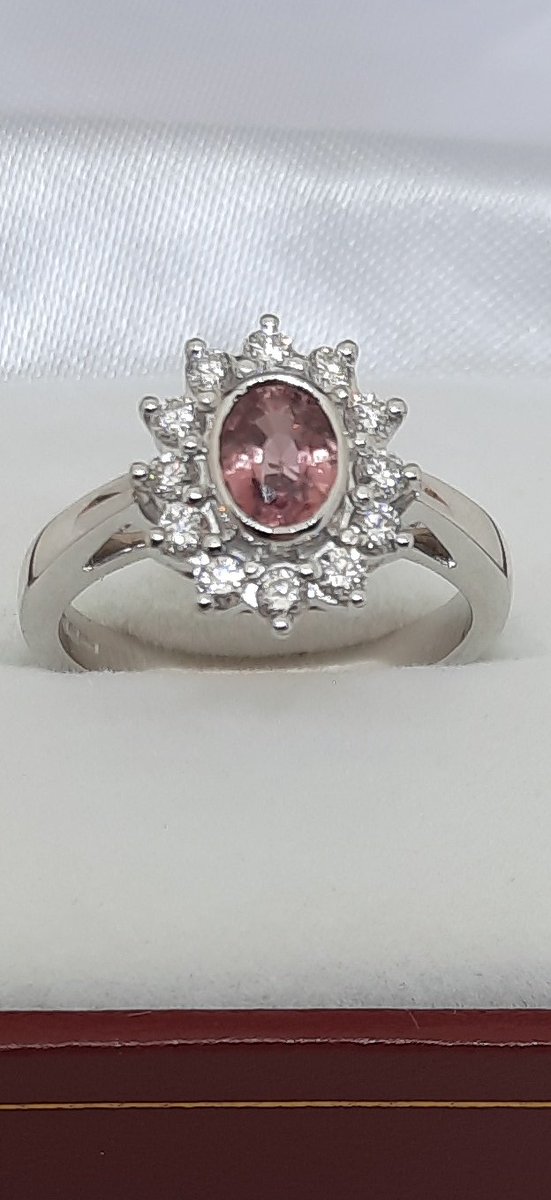 Our sale continues with this stunning 18ct white gold pink sapphire and diamond cluster ring. Was £4000 now £3200.   #ShopQuirkyHour #UKCraftHour #EarlyBiz #ElevensesHour #BizHour #inbizhour #SmartNetworking #CraftBizParty #Bizbubble #Dorchester #SBS