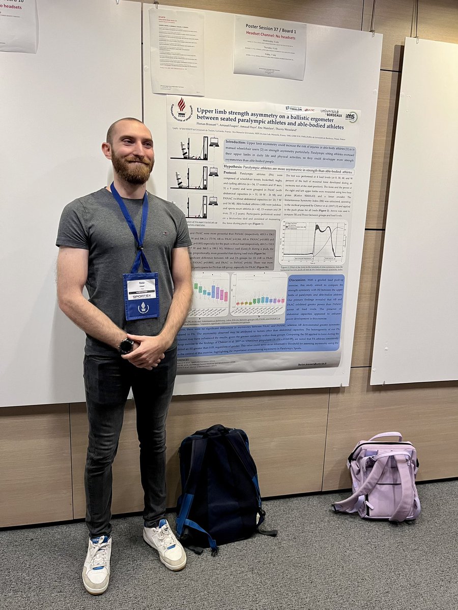 JAP2S_Lab's tweet image. La semaine dernière se déroulait à Pairs le congrès de l’ECSS. Bravo à Alix Augustin, @PGalantine, @B80Florian et @AlbercaI pour leurs communications orales et poster ! 🗼📚📊 @E_C_S_S