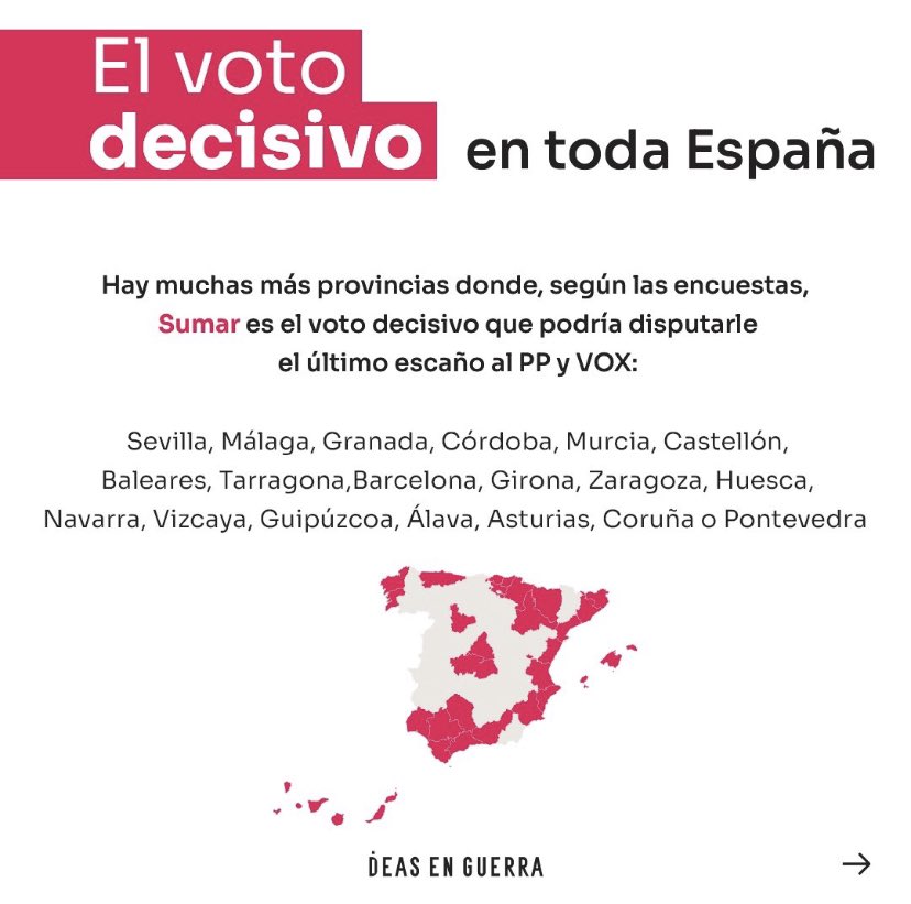ddserrano_'s tweet photo. @FemiRojo_ @sumar @Yolanda_Diaz_ @SumarCadiz @SumarHuelva @SumarMadCiudad @MasMadridCiudad @compromis @CompromisVLC @JovesEco https://t.co/LNk3pfvP2S