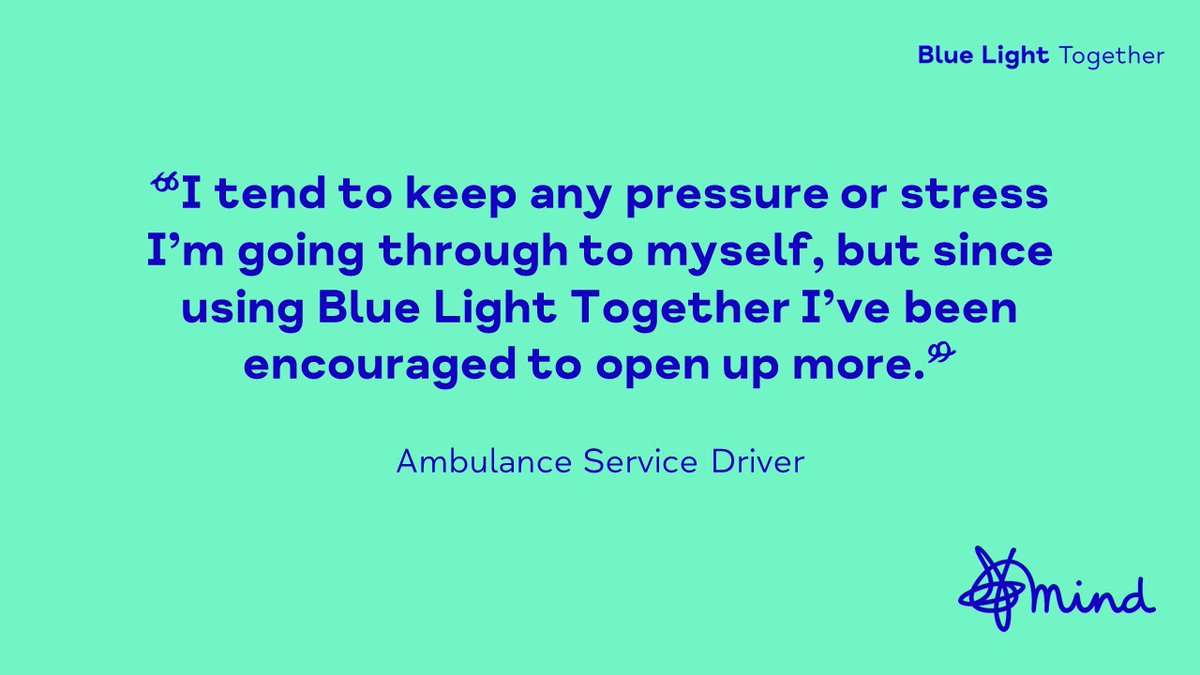 We’re so proud of everything our Blue Light Programme, including bluelighttogether.org.uk, has achieved.

We’re supporting a new partnership to launch a new website, so you’ll still have a hub for mental health info. Blue Light Together closes on 31 July. We’ll share more soon.💙